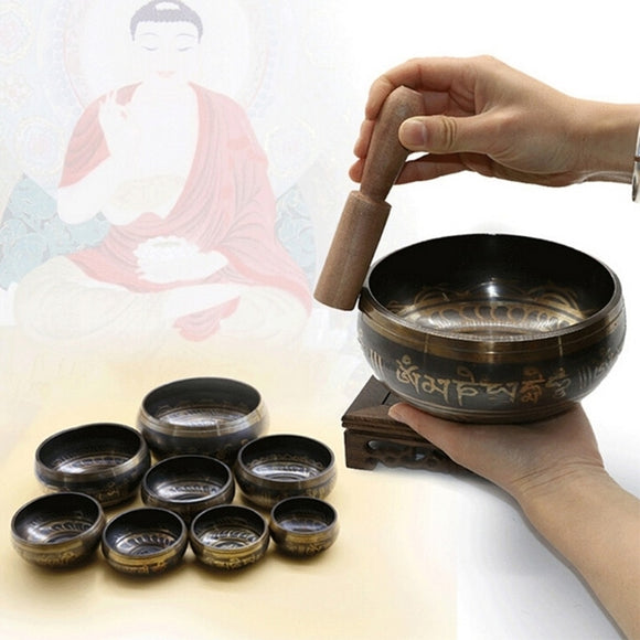 Tibetan Singing Bowl Meditation Gift Set