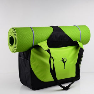 High-capacity Waterproof Canvas Yoga Mat Bag (Yoga Mat sold separately)